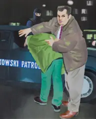 Marcin Maciejowski, RUTKOWSKI PATROL, 2002, olej, płótno