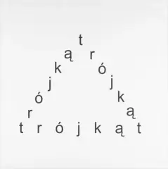 Stanisław Dróżdż, BEZ TYTUŁU, 2006, druk unikatowy, papier