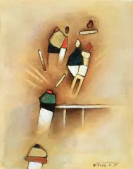 Witold-K, P-71-2713, 1971, akryl, płótno