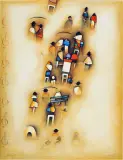 Witold-K, SYMPHONY FOR PEOPLE # 2, 2004, giclée, płótno