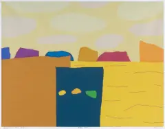 Tadeusz Dominiku, PEJZAŻ 2009, grafika komputerowa, papier