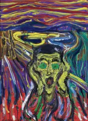 Zdzisław Nitka, MUNCH, 2024, olej, płótno