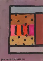 Jan Mlodozeniec, BEZ TYTUŁU, gwasz, papier