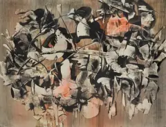 Alfred Lenica, ST. CLOUD, ok. 1960, akwarela, gwasz, papier