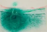 Mieczysław Janikowski, BEZ TYTUŁU, frottage, akwarela, gwasz, pastel, tusz, papier