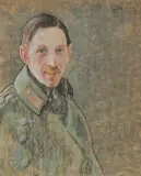 Władysław Lam, PORTRET WŁADYSŁAWA SZANIAWSKIEGO, 1919, pastel, papier