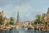 Peter Götz Pallmann, AMSTERDAM, olej, ołówek, płyta