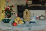 Alfons Karpiński, MARTWA NATURA, III 1917, olej, tektura