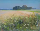 Wawrzyniec Chorembalski, LATO NA POLU, 1964, olej, karton