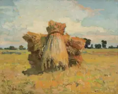 Iwan Trusz, SNOP SIANA, lata 1920-1930, olej, tektura