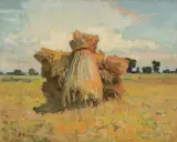 Iwan Trusz, SNOP SIANA, lata 1920-1930, olej, tektura