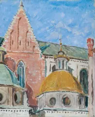 Ignacy Pinkas, WAWEL, olej, gwasz, tektura
