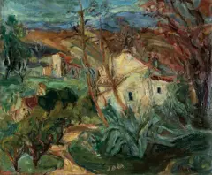 Michel Kikoine, PEJZAŻ, 1922-1925, olej, płótno