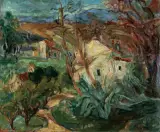 Michel Kikoine, PEJZAŻ, 1922-1925, olej, płótno