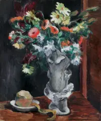 Alice Halicka, MARTWA NATURA Z OBRANYM JABŁKIEM, 1930, olej, płótno