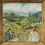 Jerzy Duda-Gracz, POLAK POTRAFI !, 1977, olej, płyta pilśniowa