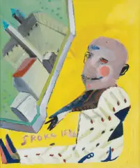Jacek Sroka, BEZ TYTUŁU, 1986, olej, płótno