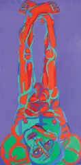 Marian Czapla, UKRZYŻOWANY, 1998, akryl, płótno