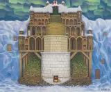 Jacek Yerka, GRENLANDCZYCY, 2025, pastel, papier naklejony na tekturę