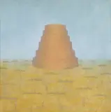 Mikołaj Kasprzyk, WIEŻA, 1997, olej, płótno