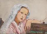 Vlastimil Hofman, MELANCHOLIA, olej, tektura