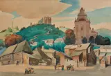 Władysław Skoczylas, PEJZAŻ (WIDOK KAZIMIERZA NAD WISŁĄ)