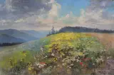 Wawrzyniec Chorembalski, PEJZAŻ Z RABKI, 1938, olej, płótno
