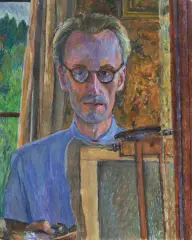 Józef Czapski, AUTOPORTRET, ok. 1949, olej, płótno