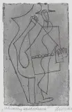Leopold Lewicki, Detalista (Sprzedawca uliczny), 1932-1933, akwaforta tonowana, papier