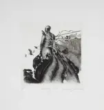 Krzysztof Witold Skórczewski, Jesienny sen, 1981, miedzioryt, mezzotinta, papier