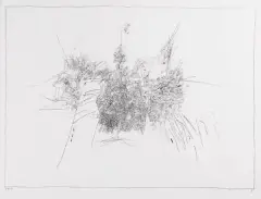 Jerzy Stajuda, Bez tytułu, 1979, tusz pióro, papier kremowy