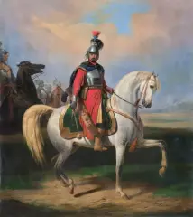 January Suchodolski, PORTRET HETMANA, ok. 1845, olej, płótno dublowane