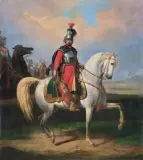 January Suchodolski, PORTRET HETMANA, ok. 1845, olej, płótno dublowane