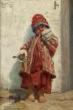 Feliks Nałęcz Cichocki, PIERWSZA TROSKA, 1898, olej, płótno