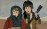 Vlastimil Hofman, DZIECIĘCA MELODIA, ok. 1909, olej, płótno