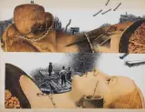 Zbigniew Makowski, POLLAIUOLO, 1978, tusz pióro, collage, papier
