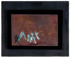 Erna Rosenstein, UMARLI, 1986, tempera, olej, werniks woskowo-terpentynowy, płyta