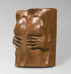 Tomasz Kawiak, LES FEMMES C’EST DANS LA POCHE, 1994, brąz patynowany