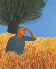 WYSOKIE TRAWY by Jarosław Modzelewski, 2020, tempera jajowa, płótno, offered Jun 2025