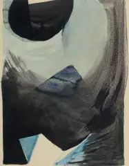 Jan Berdyszak, BEZ TYTUŁU, 1968, akwarela, tusz pędzel, papier