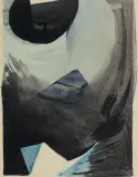 Jan Berdyszak, BEZ TYTUŁU, 1968, akwarela, tusz pędzel, papier