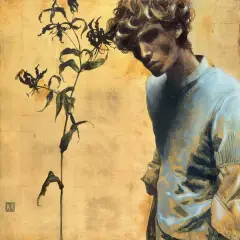 Jacek Dehnel, L’UOMO VOGUE III, 2005-2007, akryl, szlagmetal, płyta
