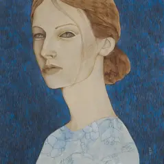 Katarzyna Kołtan, FAVIA, 2014, tempera, deska