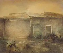 Sabina Lonty, CISZA, 1988, olej, płótno