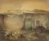 Sabina Lonty, CISZA, 1988, olej, płótno
