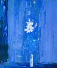 Jacek Łydżba, LILIE, 2000, olej, płótno
