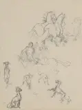 Jan Matejko, WŁADYSŁAW WARNEŃCZYK, przed 1879, ołówek, papier