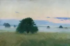 Zofia Stankiewicz, ŁĄKA, olej, płótno
