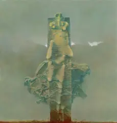 Zdzisław Beksiński, P4, 1998, olej, płyta pilśniowa