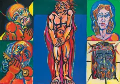 Marian Czapla, WYROK, 2007, akryl, płótno